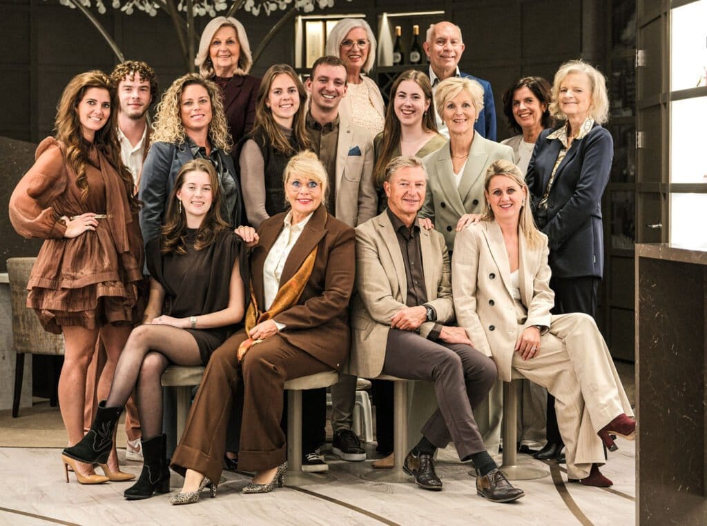 Groepsfoto van het team van Zwinkels